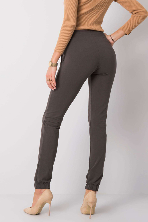 Tmavé khaki kalhoty Limma