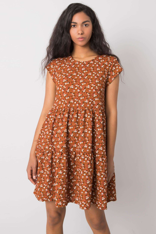 Hnědé oversized šaty Eve STITCH & SOUL