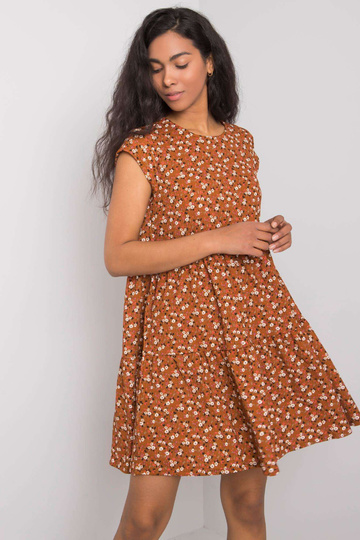 Hnědé oversized šaty Eve... 2