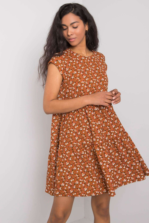Hnědé oversized šaty Eve STITCH & SOUL