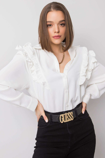 Ecru košile s volánky Layla... 2