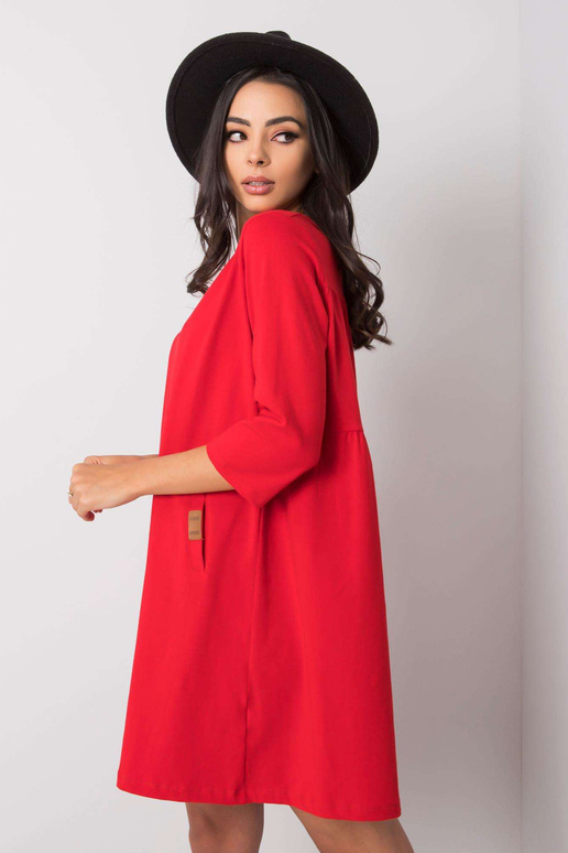 Neformální červené šaty Dalenne