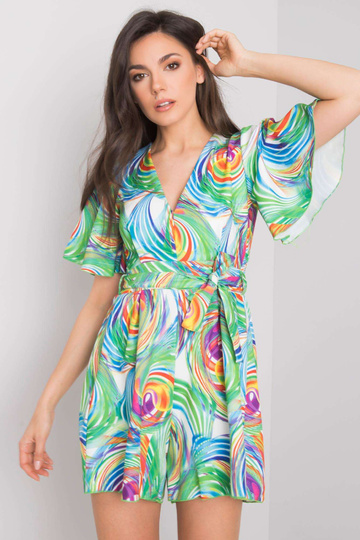 Bílá kombinéza s barevnými... 2