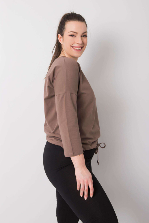 Bavlněná blůza velikosti Coffee Plus...