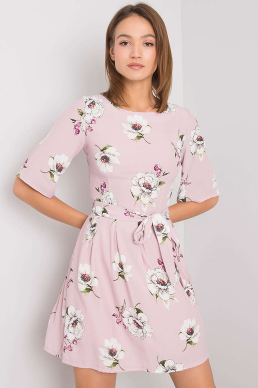 Azariah světle fialové květinové šaty