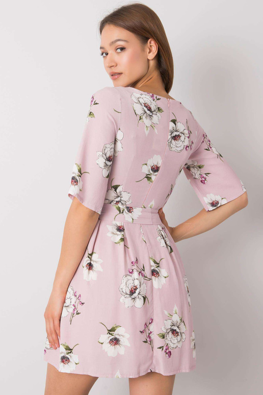 Azariah světle fialové květinové šaty
