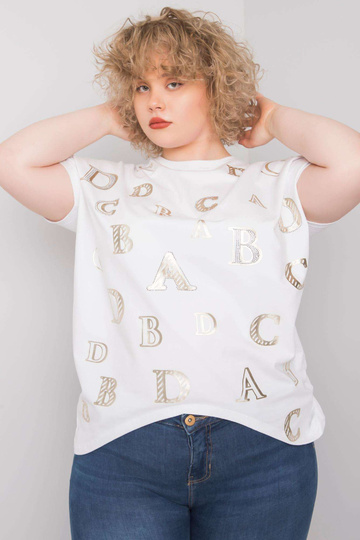 Bílá blůza Sabina plus size