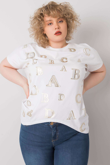 Bílá blůza Sabina plus size 2