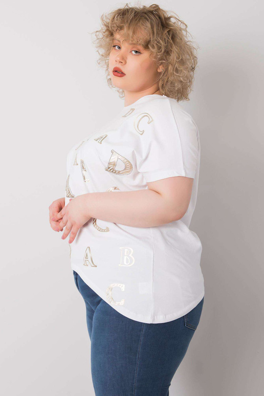 Bílá blůza Sabina plus size