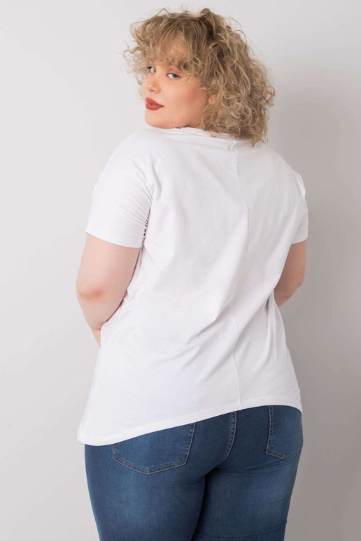 Bílá blůza Sabina plus size