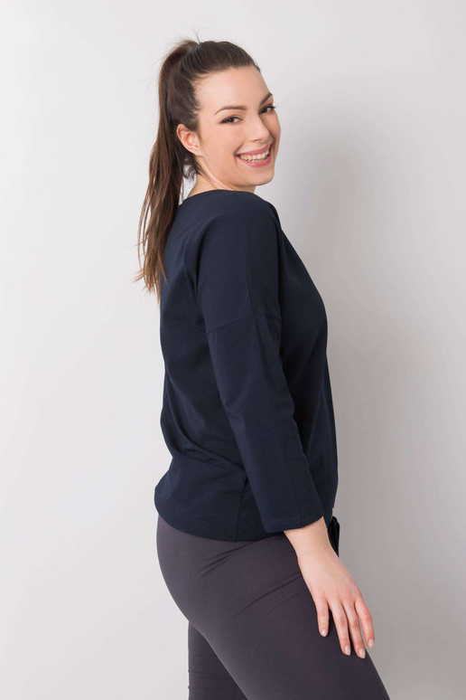 Námořnická modrá bavlněná halenka...