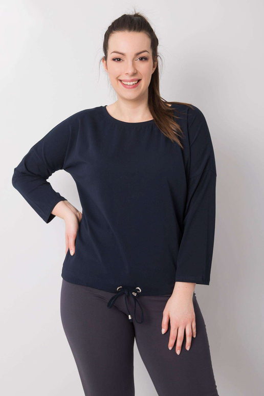 Námořnická modrá bavlněná halenka...