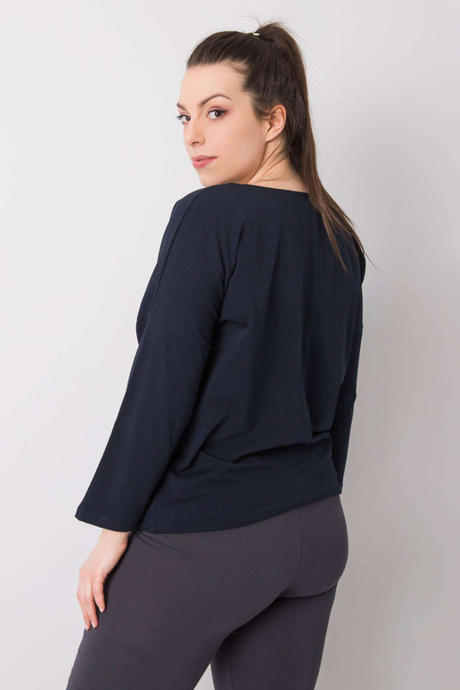 Námořnická modrá bavlněná halenka...