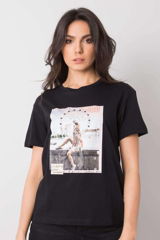 Černé tričko Livia