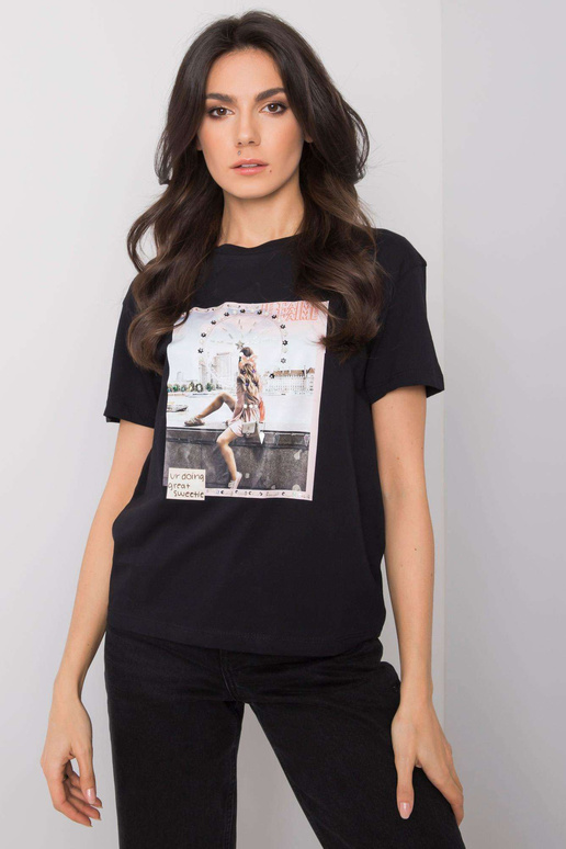 Černé tričko Livia