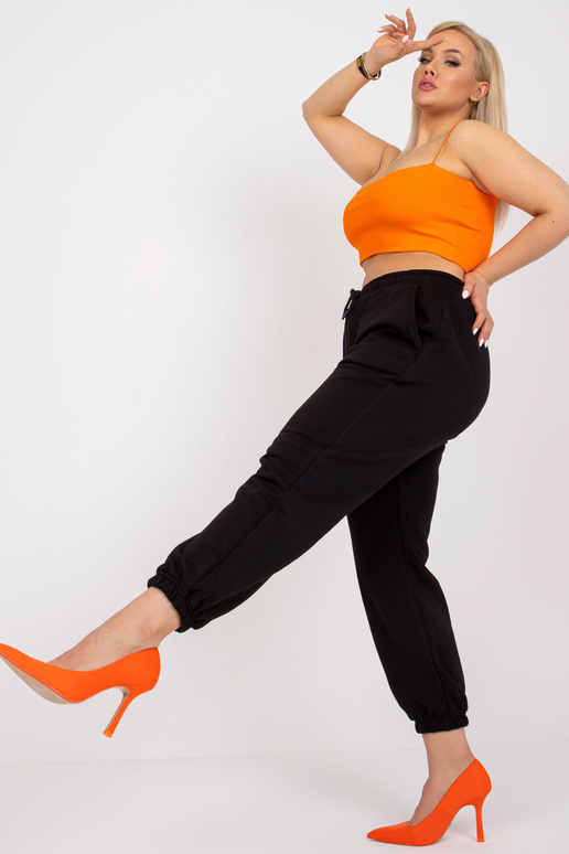 Tepláky Ainhoa Black Plus Size s...