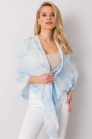 Světle modrý pléd s pruhy