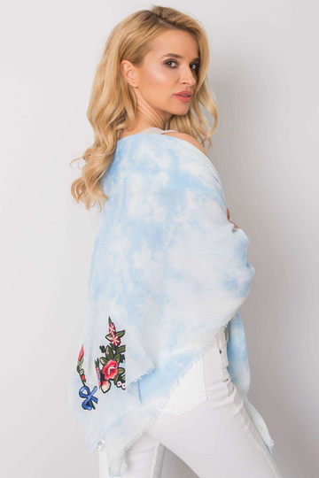 Světle modrý pléd s pruhy 2