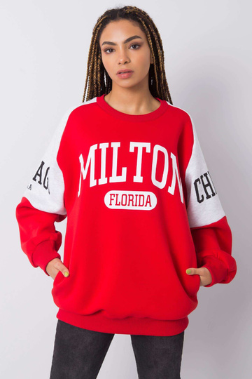 Červená mikina Letizia RUE...