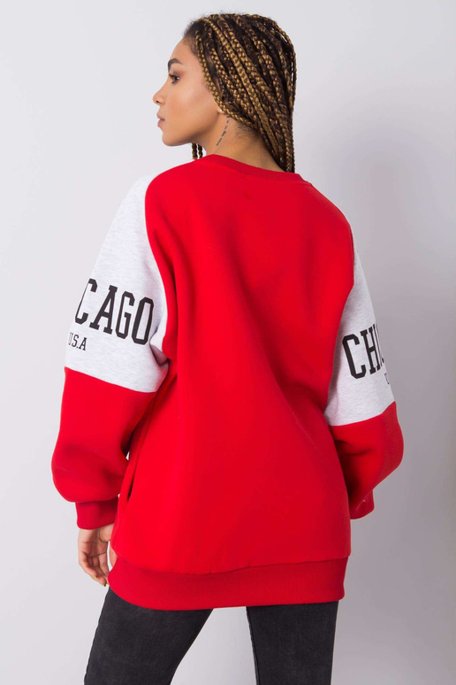 Červená mikina Letizia RUE PARIS