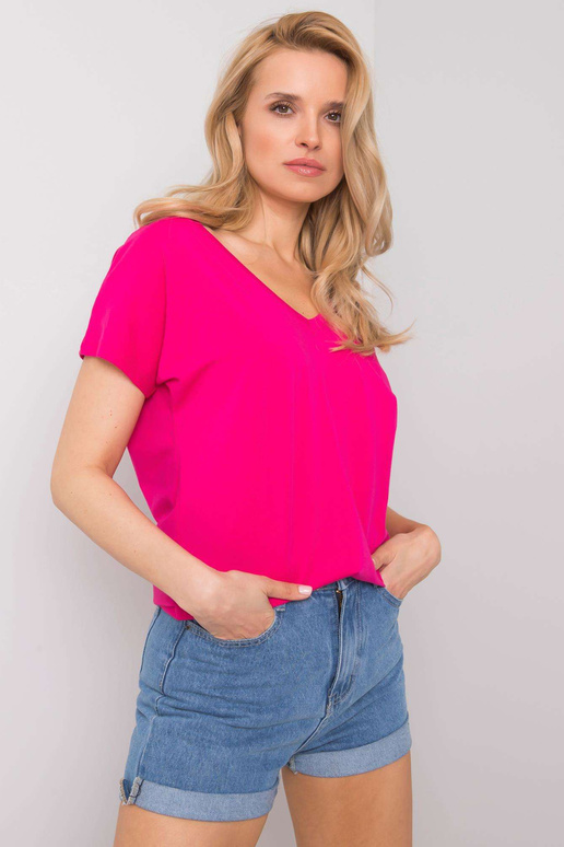 Fuchsiové tričko Emory