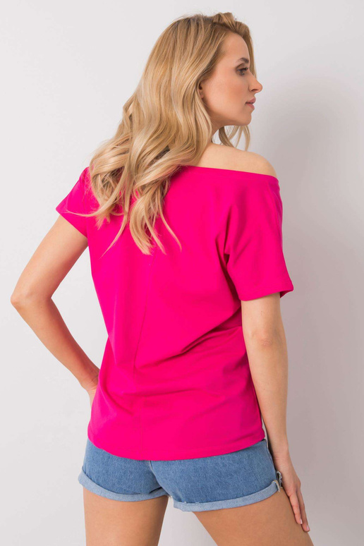 Fuchsiové tričko Emory