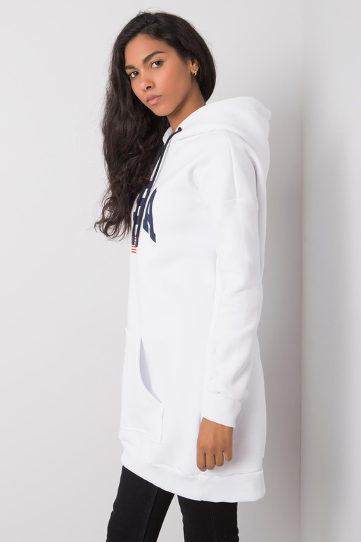 Bílá klokaní mikina Yetty RUE PARIS