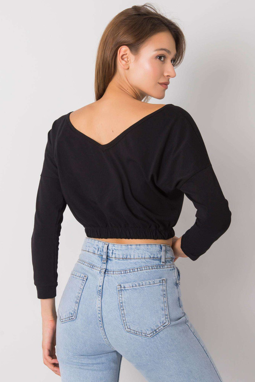 Černá bavlněná halenka Jaycee RUE PARIS