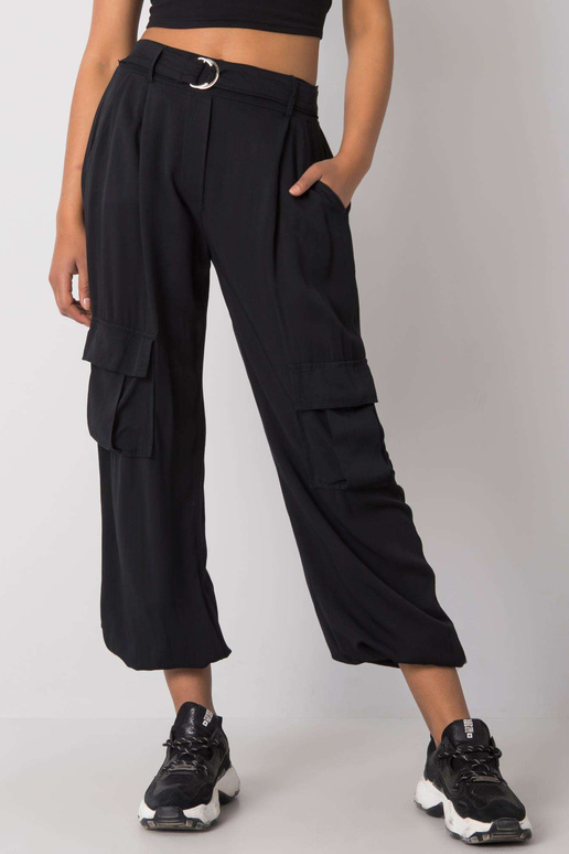 Černé kalhoty Lorrita OCH BELLA