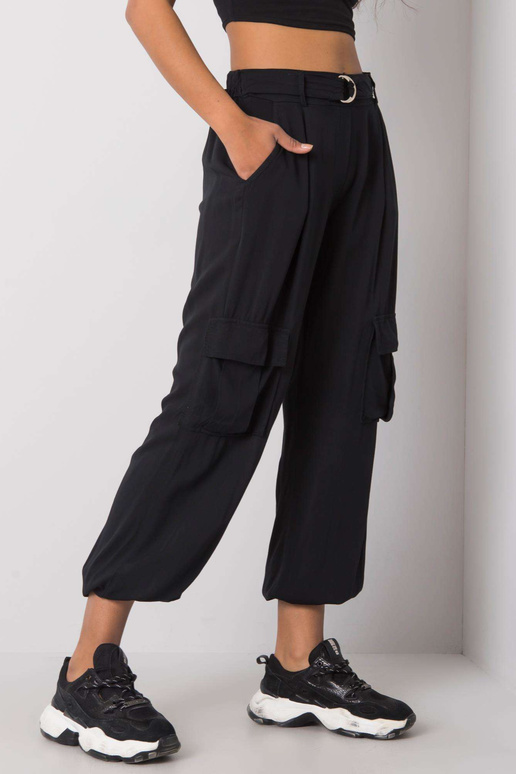 Černé kalhoty Lorrita OCH BELLA