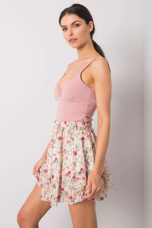 Růžový krátký top Zemya RUE PARIS