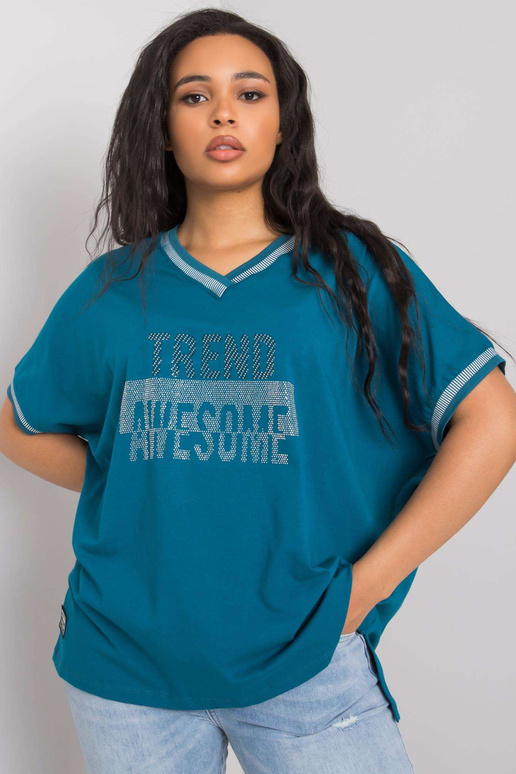 Halenka Maritime plus size s nášivkou...