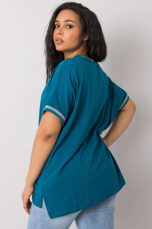 Halenka Maritime plus size s nášivkou...