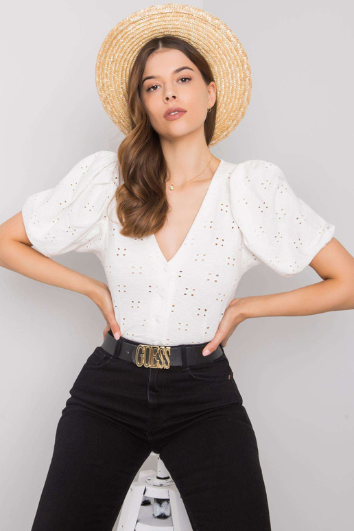 Bílá ležérní halenka Ysabel RUE PARIS