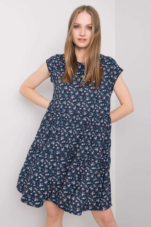 Námořnicky modré oversize šaty Eve...