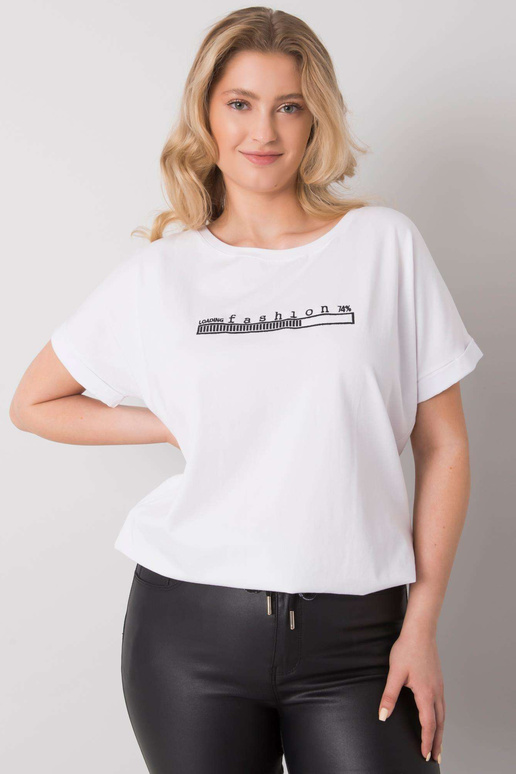 Bílá nadměrná halenka Mavis