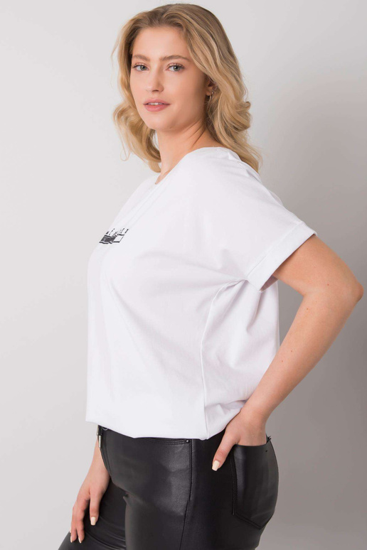 Bílá nadměrná halenka Mavis