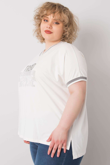 Bílá nadměrná halenka s...