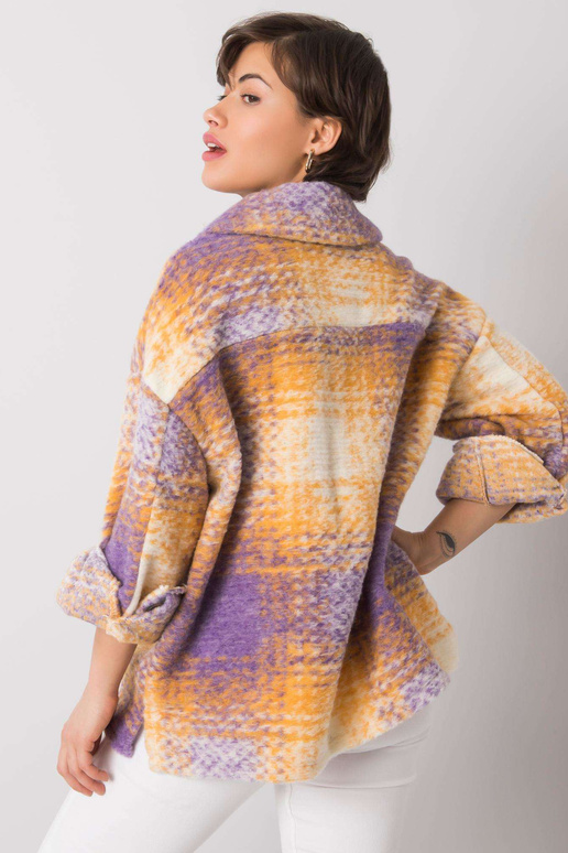 Fialová a žlutá košile Soleil