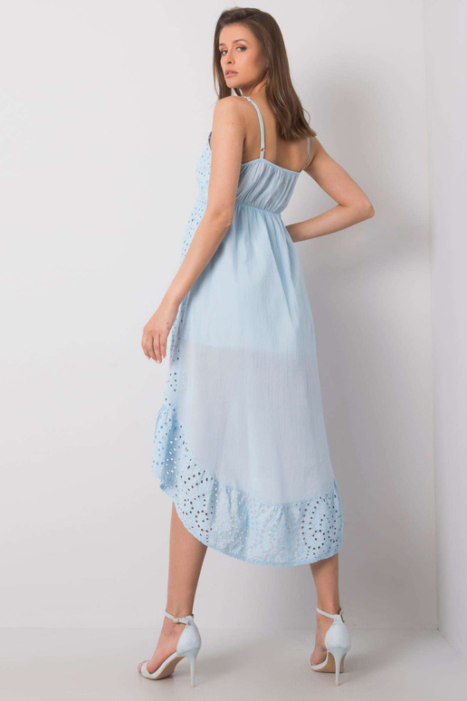 Jetel OCH BELLA Modré volánové šaty Jetel OCH BELLA Modré volánové šaty