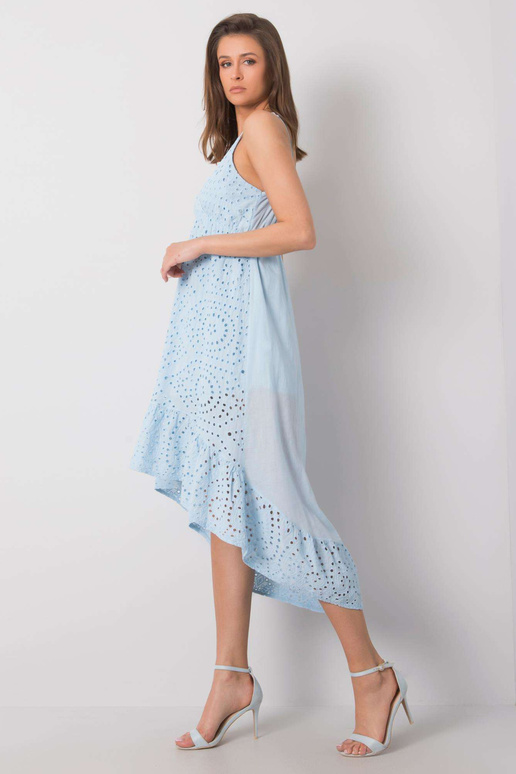Jetel OCH BELLA Modré volánové šaty Jetel OCH BELLA Modré volánové šaty