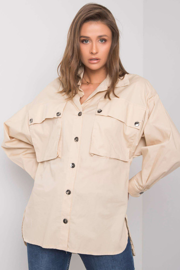 Béžová košile s kapsami... 2