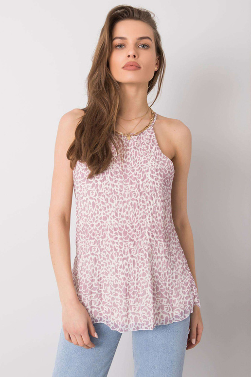 Fialový top plisovaný Monreale SUBLEVEL