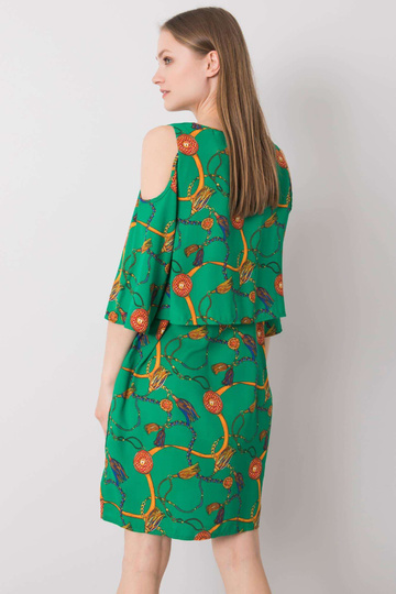 Zelené šaty s potisky... 2