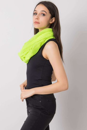 Fluo žlutý komín s lesklou...