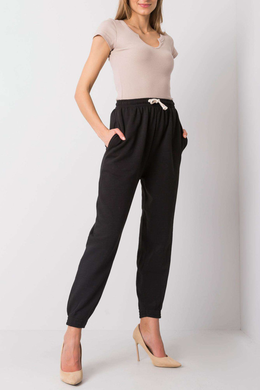 Černé tepláky Anette YOU NEKNOW ME