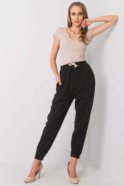 Černé tepláky Anette YOU NEKNOW ME