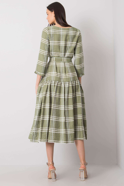 Zelené kostkované šaty Giana