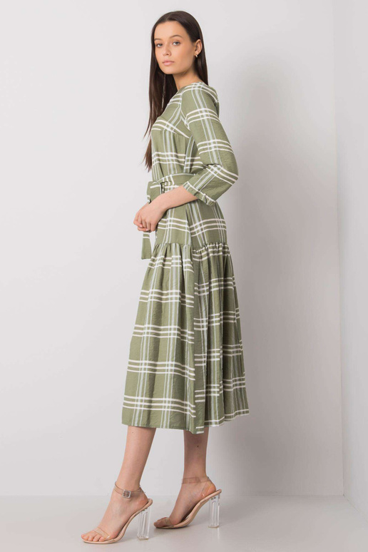 Zelené kostkované šaty Giana