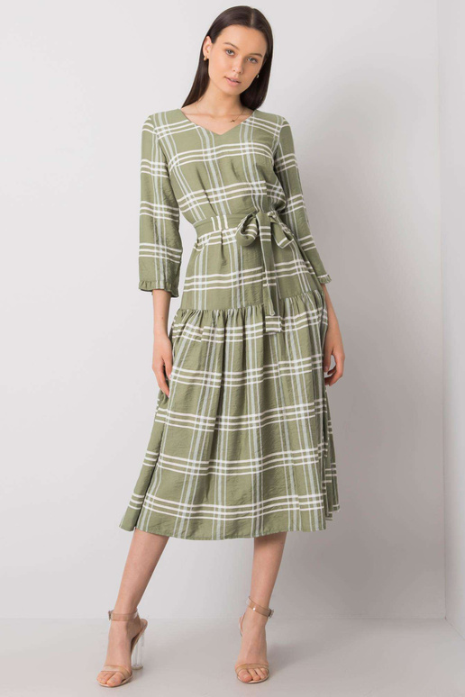 Zelené kostkované šaty Giana